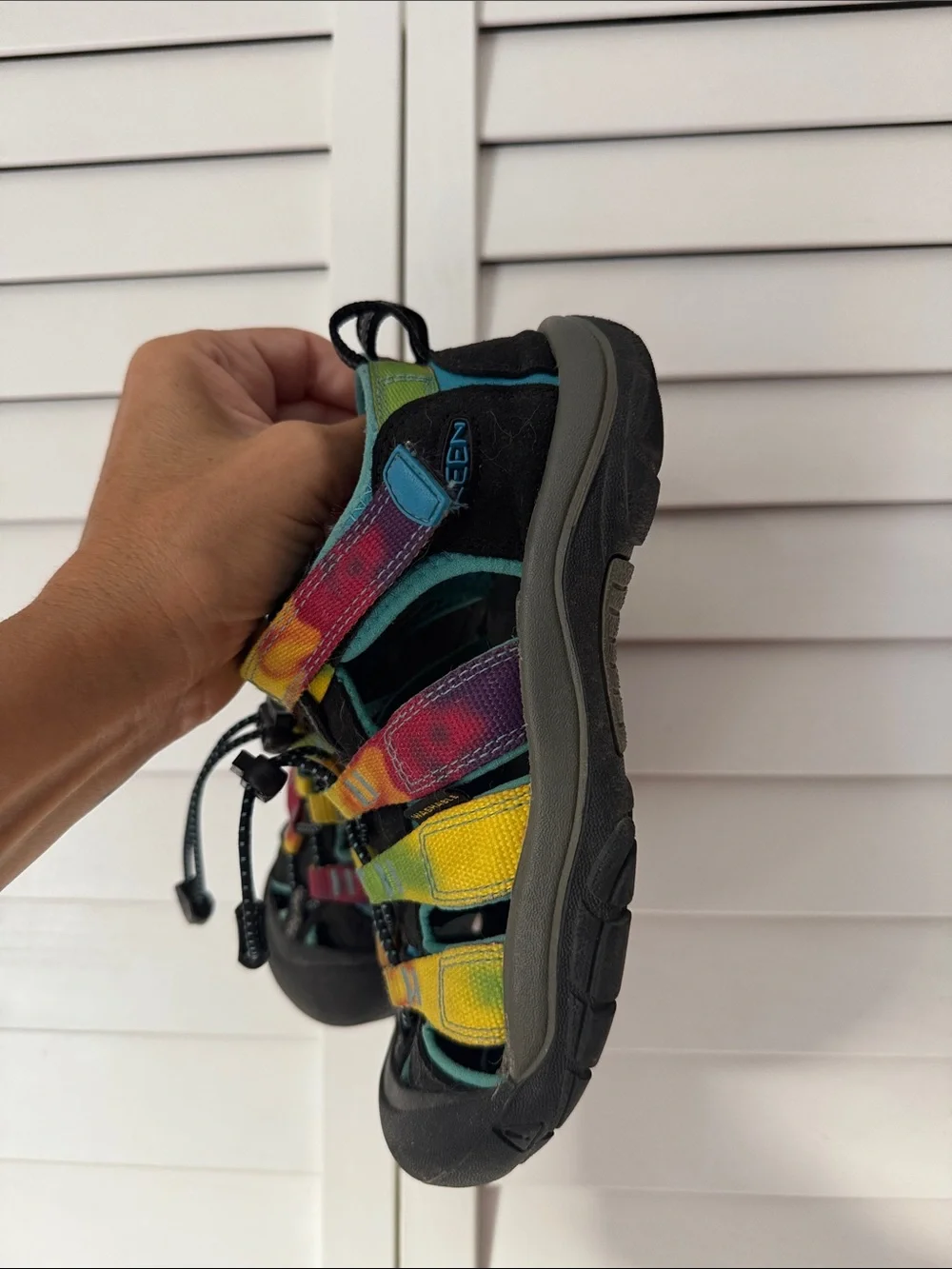 Kids Tie-Dye Keen Sandals
